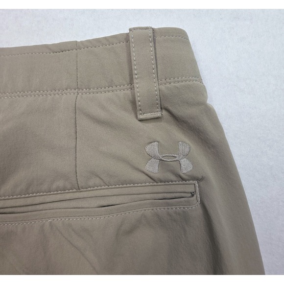 Under Armour Match Play Golf Pants Men 36x32 Beige Performance Chino LIMITED USE - Picture 8 of 9